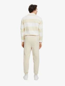 ESPRIT Pantalons Tapered Broek Heren Crème -Herenkleding Winkel 000ae3c04ca83272f4a90afdee104772