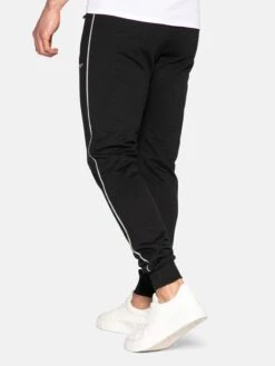 Threadbare Sweatpants Tapered Broek Morris Heren Zwart -Herenkleding Winkel 0071937a35c790415cbdec02c67f30ac