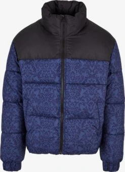 URBAN CLASSICS Winterjassen Winterjas Heren Indigo / Duifblauw