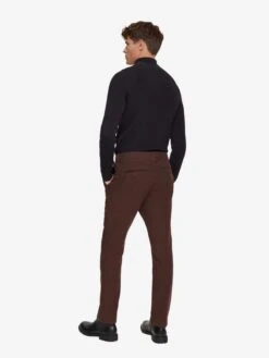 ESPRIT Chinos Slimfit Chino Heren Donkerbruin -Herenkleding Winkel 01ed129d194bc66a3fd99a90e9800125