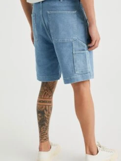 WE FASHION Denim Shorts Loosefit Jeans Heren Lichtblauw -Herenkleding Winkel 022de431cfa9ed096cac6717e02b370d