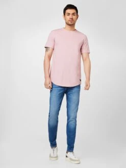 Hollister T-shirts Shirt Heren Rosa -Herenkleding Winkel 02d0080081d2cc197559a13e075d950c