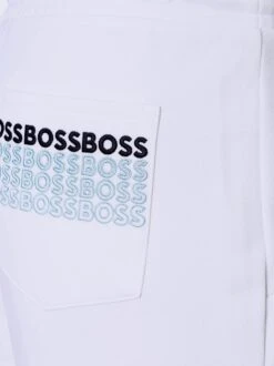Boss Green Sweat Shorts Slimfit Broek Headlo 1 Heren Wit -Herenkleding Winkel 03537d41f327e1721d338106c8211fe7