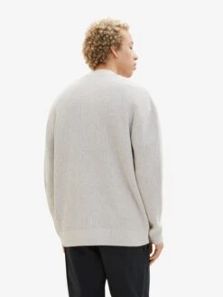 TOM TAILOR Denim Vesten Gebreid Vest Heren Lichtgrijs -Herenkleding Winkel 03f7ae441974b5d8ae512e5808b3e019