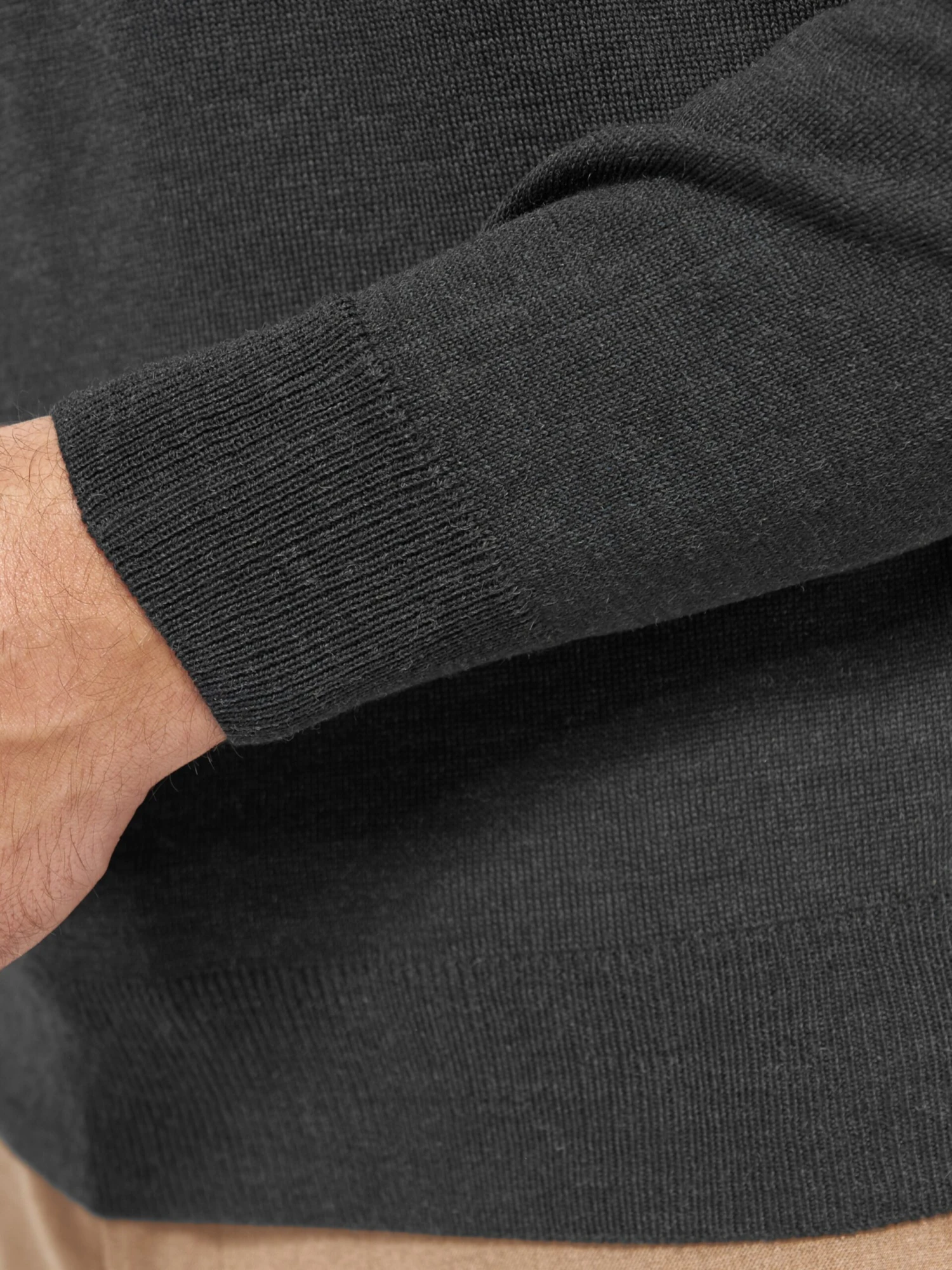 V-hals Truien Trui Bologna Heren Basaltgrijs 9 V-hals Truien Trui Bologna Heren Basaltgrijs - Afbeelding 7