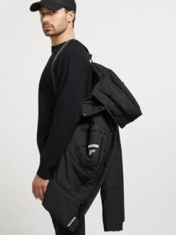 Khujo Winterjassen Winterjas Toto Heren Zwart -Herenkleding Winkel 06f9641a6e4973e7abaf5707b0895f53