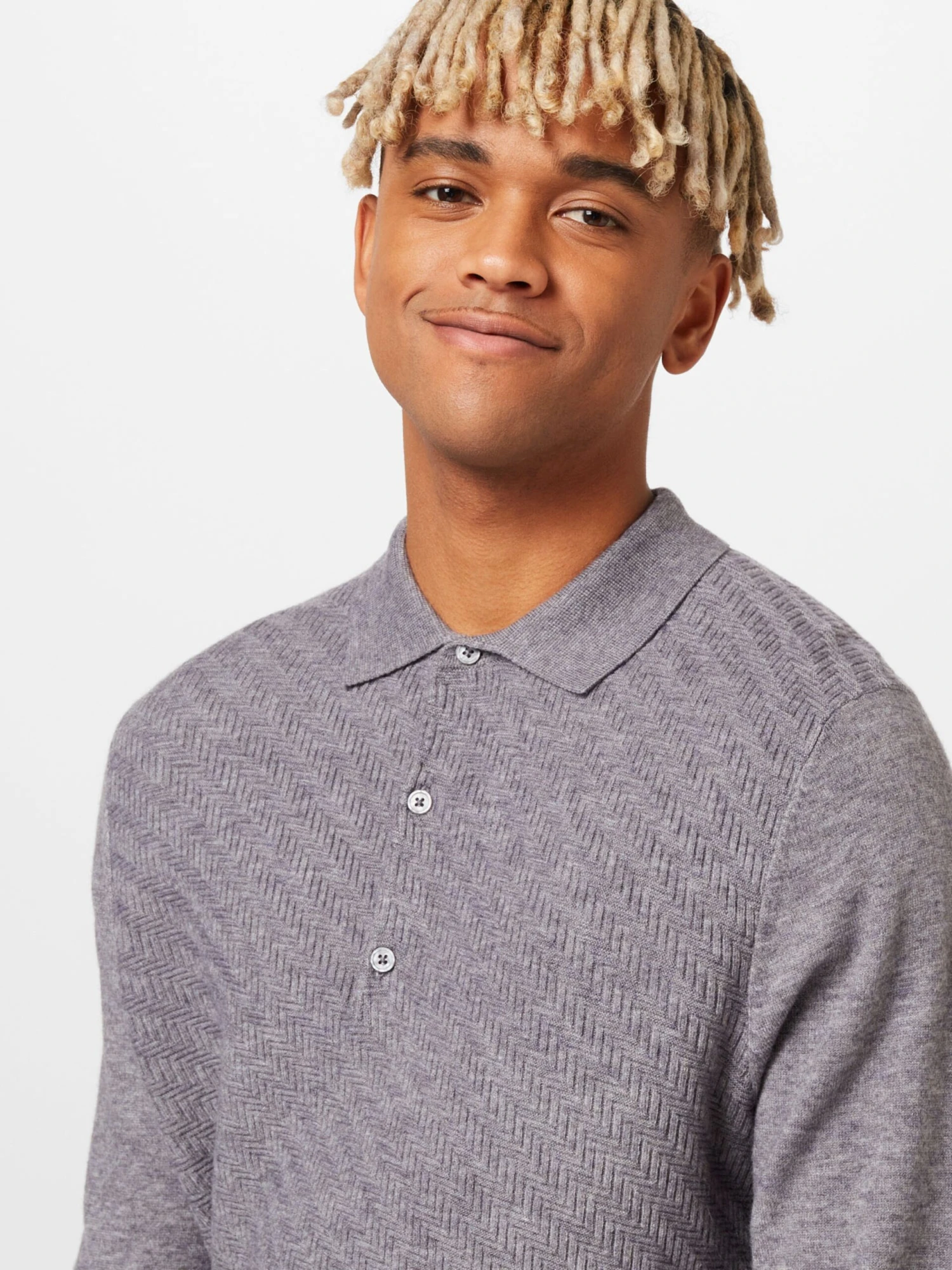 V-hals Truien Trui Heren Grafiet 4 V-hals Truien Trui Heren Grafiet - Afbeelding 2