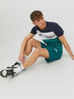 Jack & Jones Sweat Shorts Regular Broek BEX Heren Smaragd -Herenkleding Winkel 08c05ae14f87d74975b59421db691688