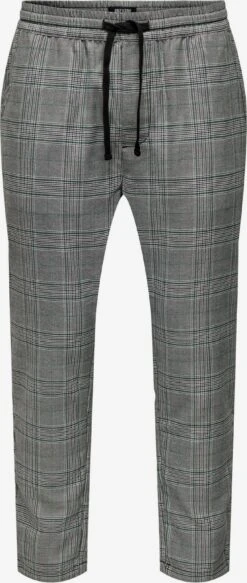 Only & Sons Pantalons Regular Broek LINUS Heren Wit