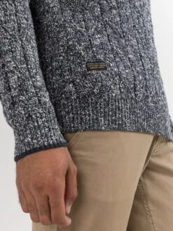 Camel Active Coltruien Trui Heren Donkergrijs / Grijs Gemêleerd -Herenkleding Winkel 0af0cb820b550dba7efe37aad341d23f