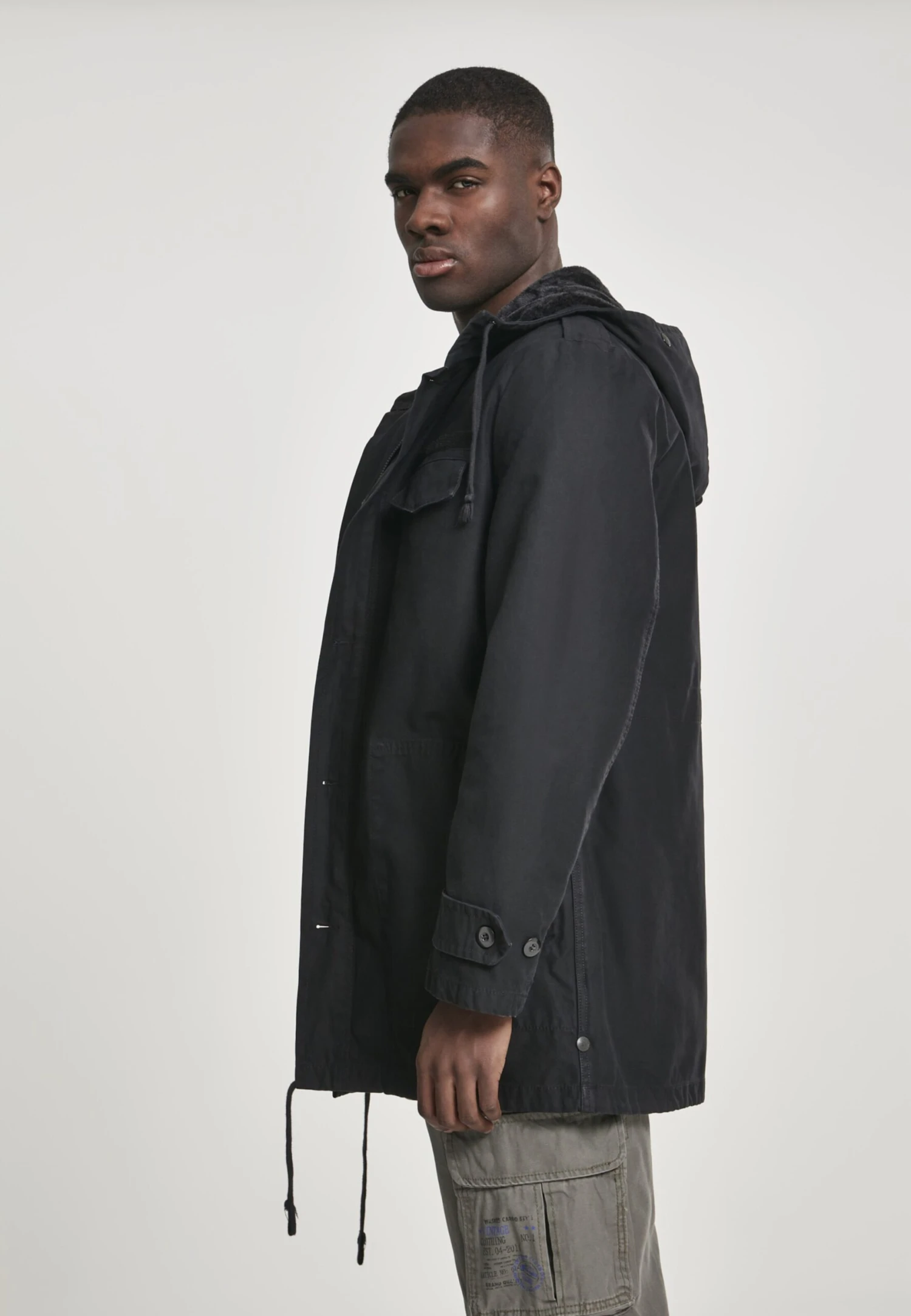 Brandit Tussenjassen Tussenparka Heren Zwart 5 Brandit Tussenjassen Tussenparka Heren Zwart - Afbeelding 3