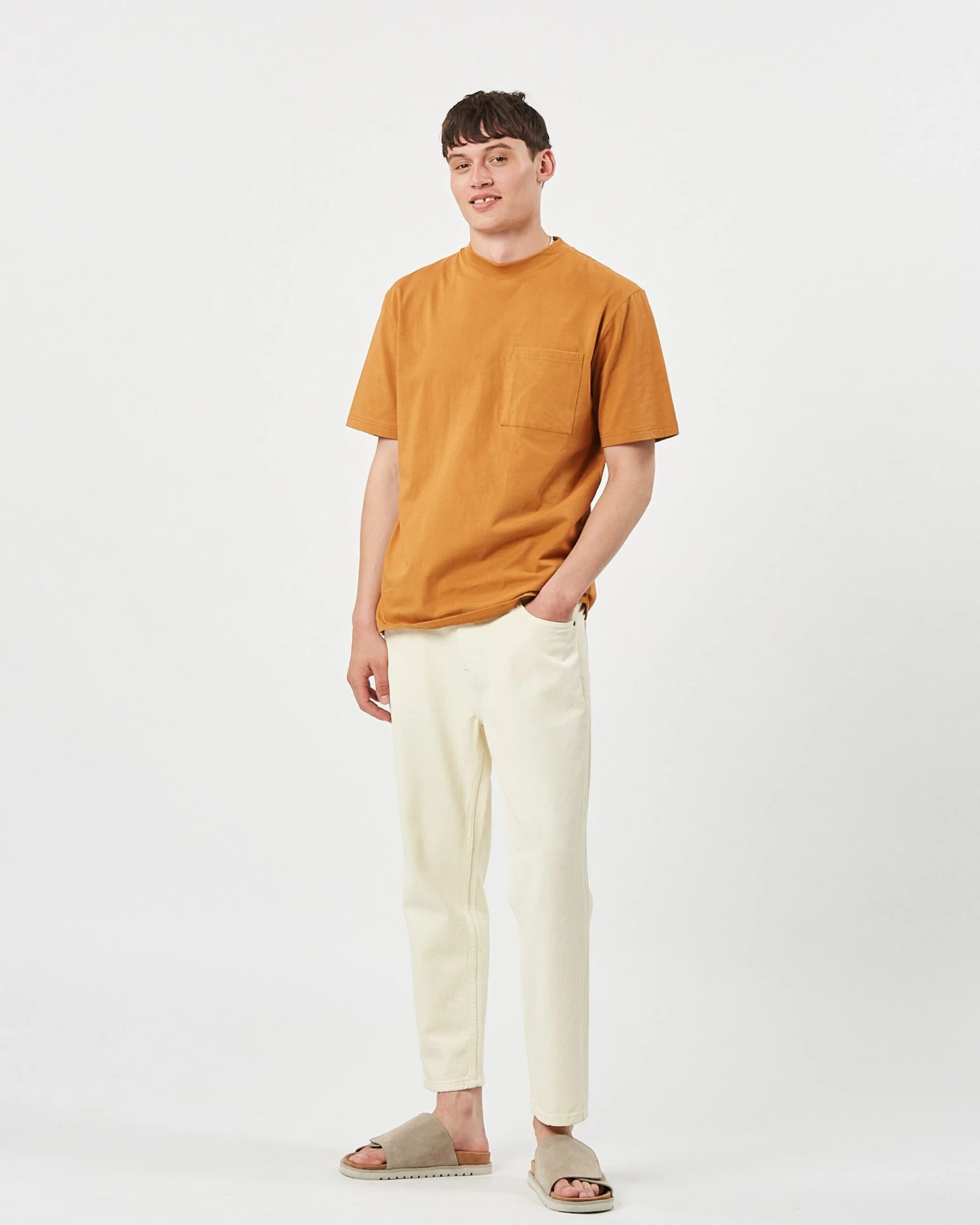 Minimum T-shirts Shirt Coon Heren Cognac 4 Minimum T-shirts Shirt Coon Heren Cognac - Afbeelding 3