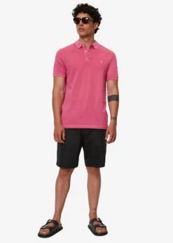 Marc O'Polo Polos Shirt Heren Rosa -Herenkleding Winkel 0e334dd51c6572ce6e8f3c4b00859d0a