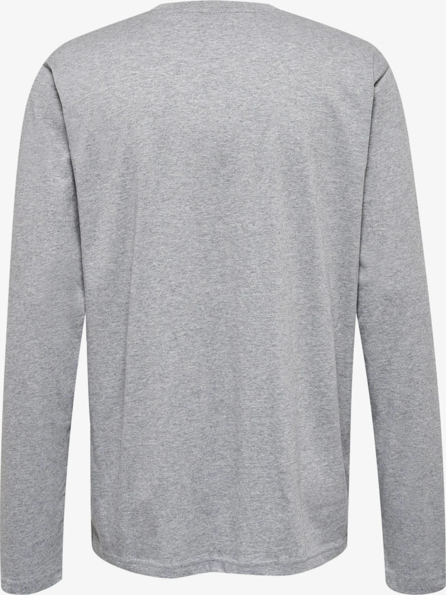 Hummel Longsleeves Shirt Heren Grijs Gemêleerd 5 Hummel Longsleeves Shirt Heren Grijs Gemêleerd - Afbeelding 3