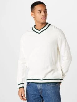 V-hals Truien Trui Heren Wit -Herenkleding Winkel 0f5205c8bbe2439aefa316bba983cd3e