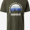 Napapijri T-shirts Shirt TELEMARK Heren Kaki -Herenkleding Winkel 101559ab76c11ee241df005ece641607