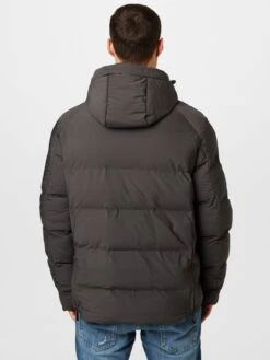 Gewatteerde Jassen Winterjas Heren Zwart -Herenkleding Winkel 150d61dc5d5db960767e9413b29694f6