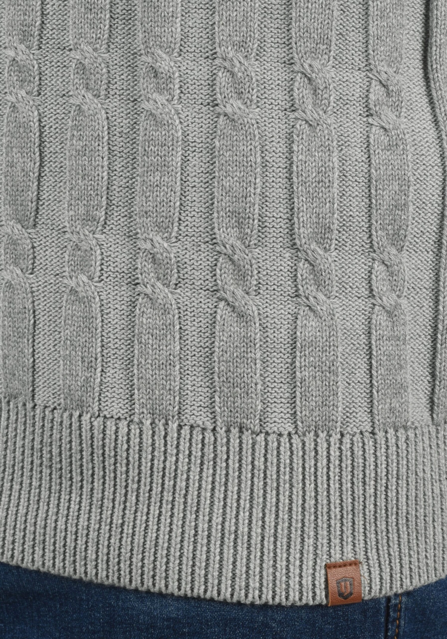 Indicode Jeans Coltruien Trui Paulo Heren Grijs 7 Indicode Jeans Coltruien Trui Paulo Heren Grijs - Afbeelding 5