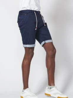 Koroshi Chino Shorts Regular Chino Heren Navy -Herenkleding Winkel 16a4ae263304b7df918b7f21dc0ca569