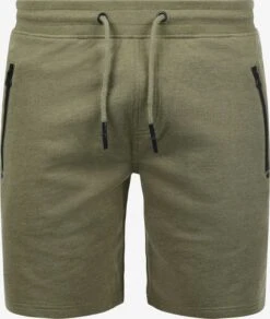 Solid Sweat Shorts Regular Broek Taras Heren Groen