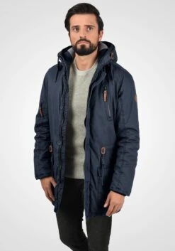 Solid Parkas Winterparka Clark Heren Blauw -Herenkleding Winkel 18132795e6ac8a79bd7ae7c2048c1b6a