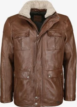 Mustang Leren Jassen Tussenjas 31019262-RF Heren Bruin