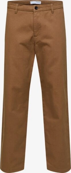 Selected Homme Pantalons Regular Broek Heren Bruin