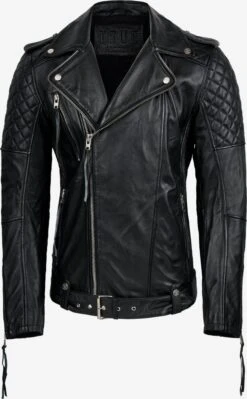 Leren Jassen Tussenjas Simba Heren Zwart