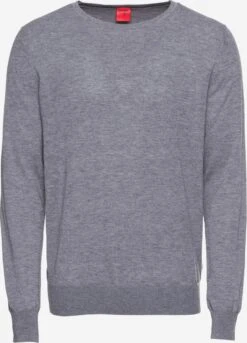 OLYMP Crewneck Truien Trui Heren Grijs Gemêleerd