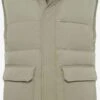 Bodywarmers Bodywarmer Heren Donkerbeige -Herenkleding Winkel 1ce01acc844ae9f6cc24f98b2d5b39ce