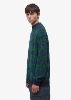 Marc O'Polo DENIM Crewneck Truien Trui Heren Blauw / Groen -Herenkleding Winkel 1df5a1caf578bd8eaae9d0f59a0eca30