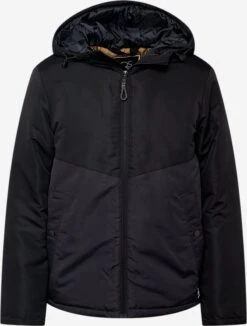 QS By S.Oliver Winterjassen Winterjas Heren Antraciet / Zwart