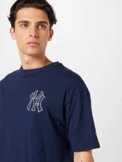 NEW ERA T-shirts Shirt Heren Donkerblauw -Herenkleding Winkel 235fab39b40e99c601f461dba2411566