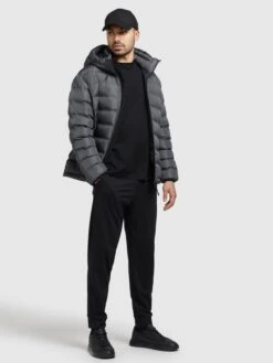 Khujo Winterjassen Winterjas Gamer Heren Antraciet -Herenkleding Winkel 242f52df42750035b052aa9eeafcb7bf