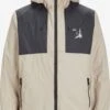 Jack & Jones Outdoor Jassen Functionele Jas Heren Lichtbeige / Zwart