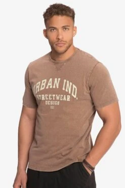 T-shirts Shirt Heren Bruin -Herenkleding Winkel 25191d87bb1232b7d03ff3060d655e74