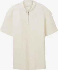 TOM TAILOR Denim Polos Shirt Heren Wolwit