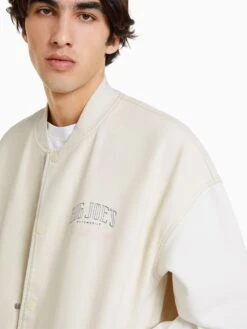 BERSHKA Spijkerjassen Tussenjas Heren Ecru 12 BERSHKA Spijkerjassen Tussenjas Heren Ecru -Herenkleding Winkel 26f0c8911ca08fc567821598af7c6ddd