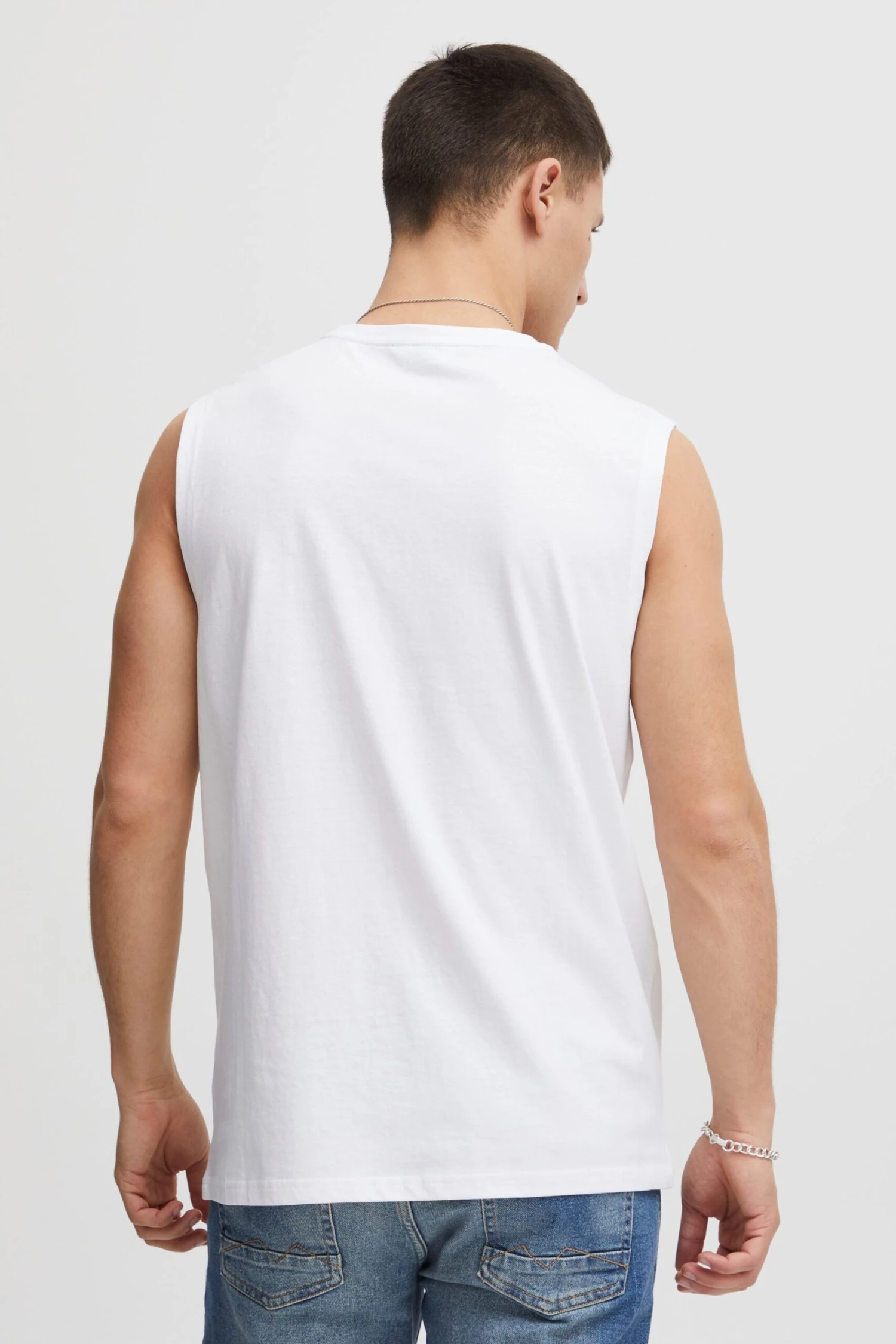 Solid Tanktops Shirt Sdpedros Heren Wit 5 Solid Tanktops Shirt Sdpedros Heren Wit - Afbeelding 3