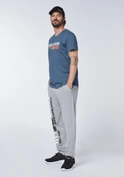 Sweatpants Tapered Broek Heren Lichtgrijs -Herenkleding Winkel 274173380652f6414fd36ed54676390b