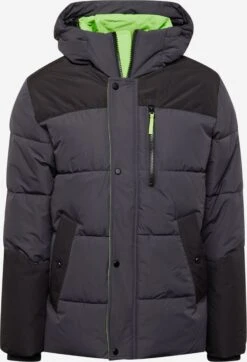 ESPRIT Winterjassen Winterjas Heren Antraciet