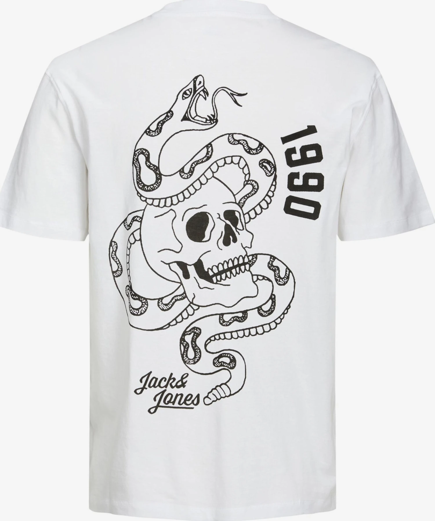 Jack & Jones T-shirts Shirt Ink Heren Wit 4 Jack & Jones T-shirts Shirt Ink Heren Wit - Afbeelding 2