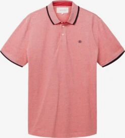 Tom Tailor Polos Shirt Heren Lichtroze