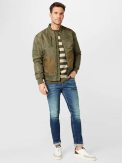 Garcia Crewneck Truien Trui Heren Olijfgroen -Herenkleding Winkel 2ca101dd198b2e24c0965f66f21f959d