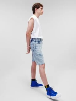 Karl Lagerfeld Jeans Denim Shorts Regular Jeans Heren Blauw -Herenkleding Winkel 2d60636a2635aa5f5f6dfe230aeb39fc