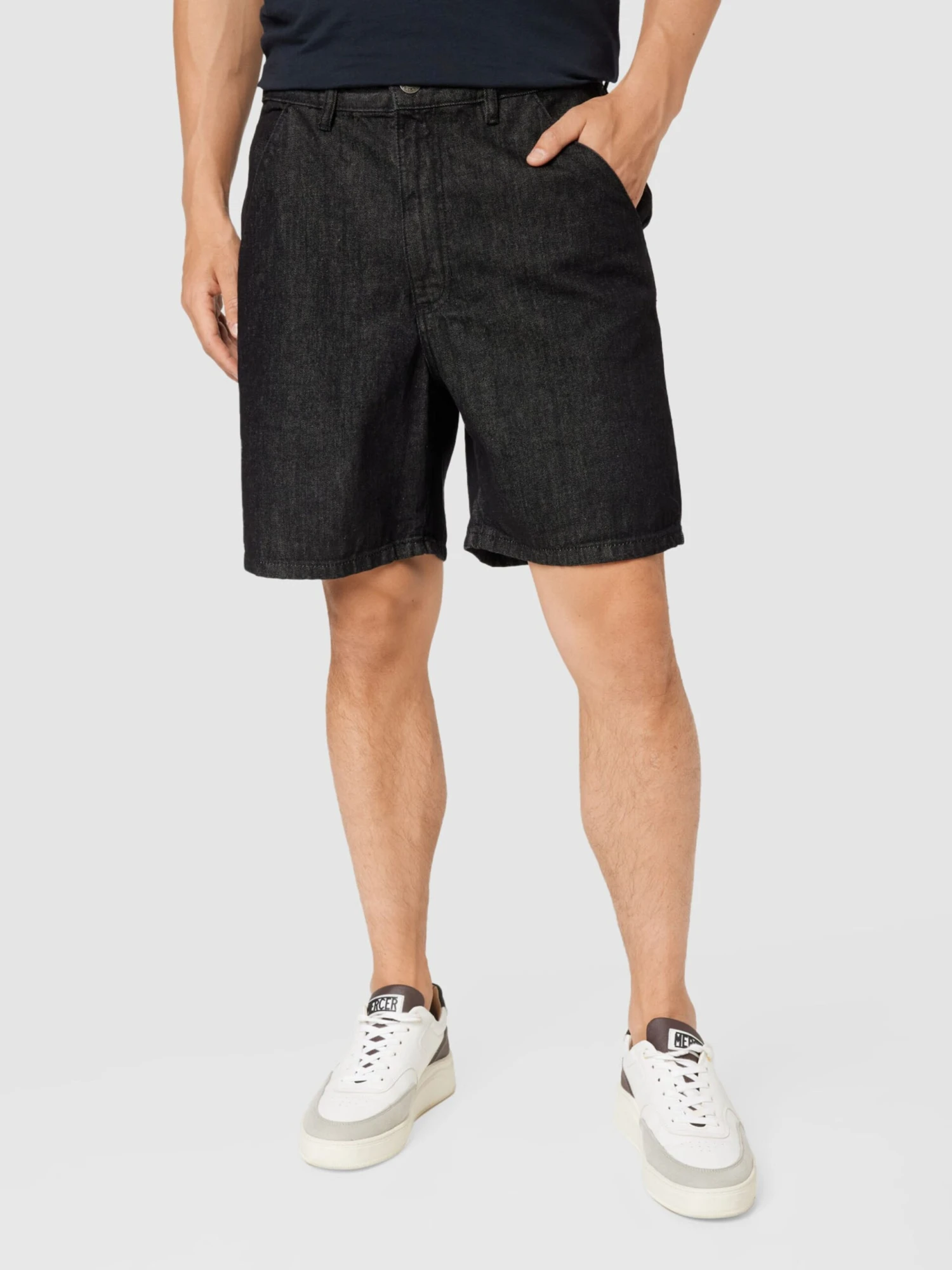URBAN CLASSICS Denim Shorts Regular Jeans Heren Zwart 4 URBAN CLASSICS Denim Shorts Regular Jeans Heren Zwart - Afbeelding 2