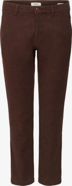 ESPRIT Chinos Slimfit Chino Heren Donkerbruin