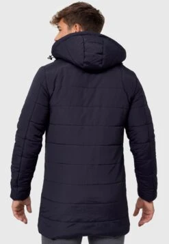 Indicode Jeans Parkas Winterparka Ontario Heren Donkerblauw -Herenkleding Winkel 31daa214f49888363cad680df157c857