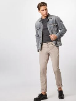 BRAX Pantalons Slimfit Broek Heren Beige -Herenkleding Winkel 3227a261bc090ffab30ecfc9c5c2b033