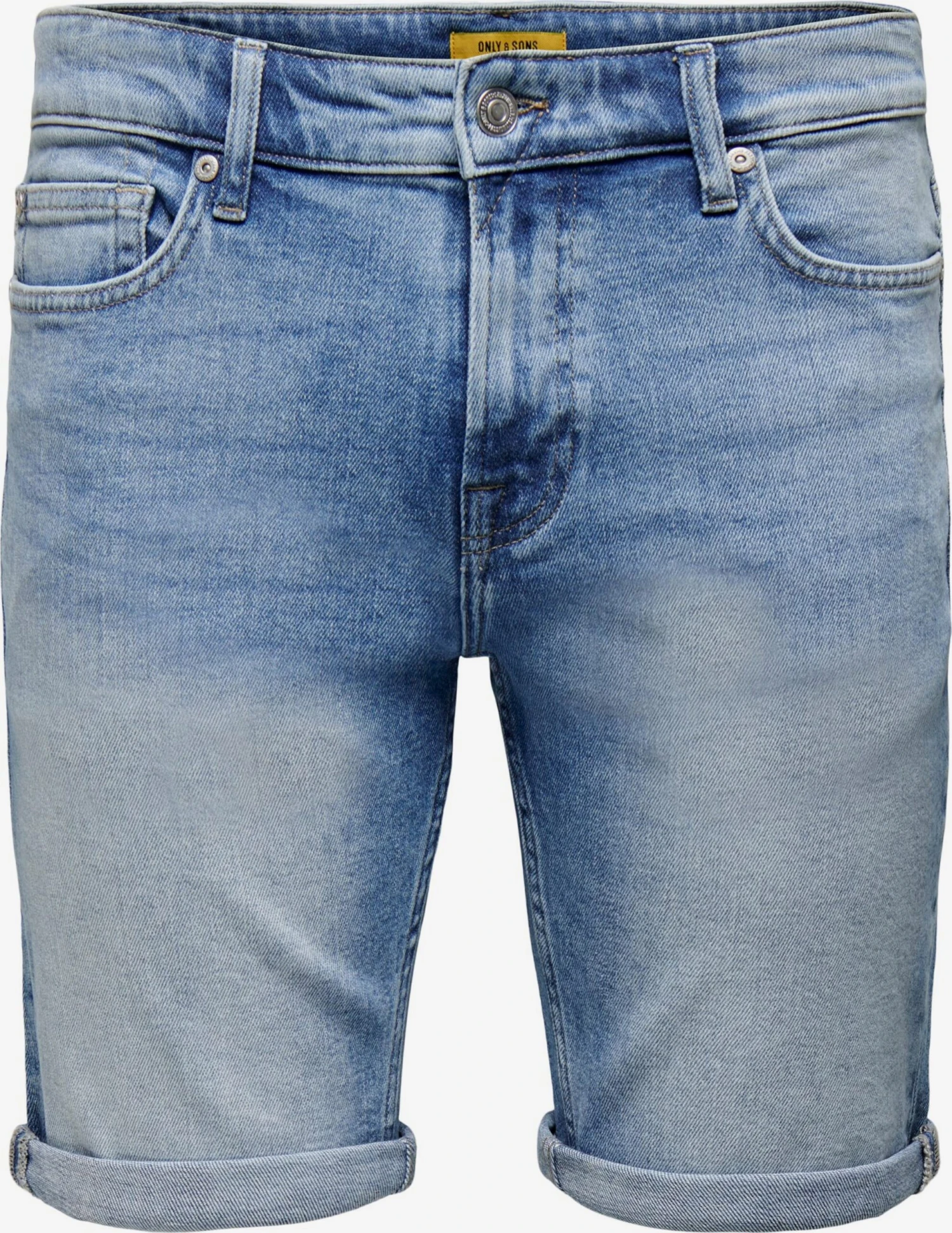 Only & Sons Denim Shorts Regular Jeans Heren Blauw 3 Only & Sons Denim Shorts Regular Jeans Heren Blauw